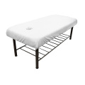 Drap-housse de table de massage 100% coton blanc